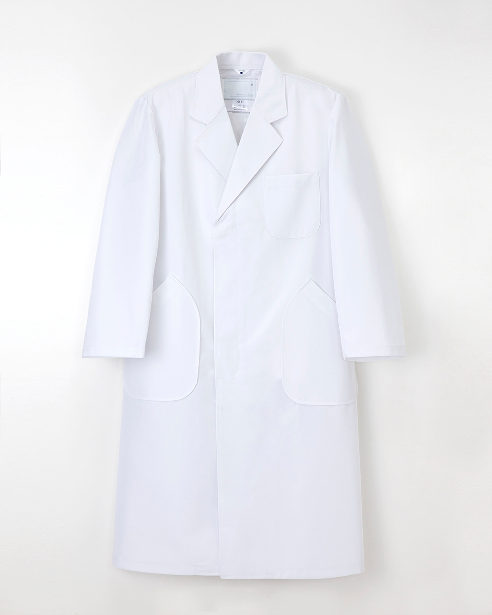 【ナガイレーベン】HK-11【メンズ白衣・男子シングル診察衣】★ドラマ「DOCTORS３　最強の名医」使用★