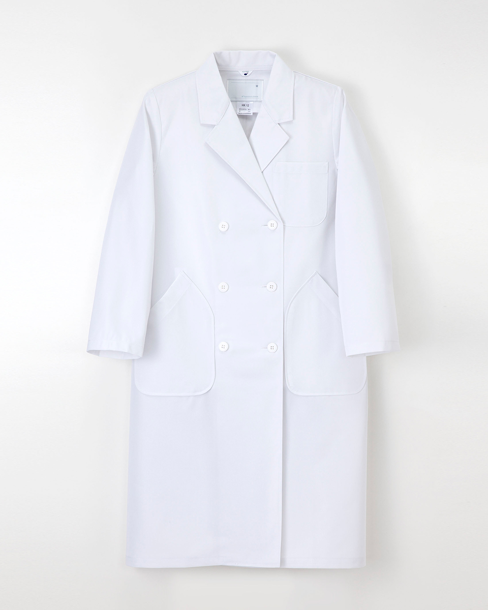 【ナガイレーベン】HK-12【白衣・ダブル診察衣】★ドラマ「DOCTORS３　最強の名医」使用★