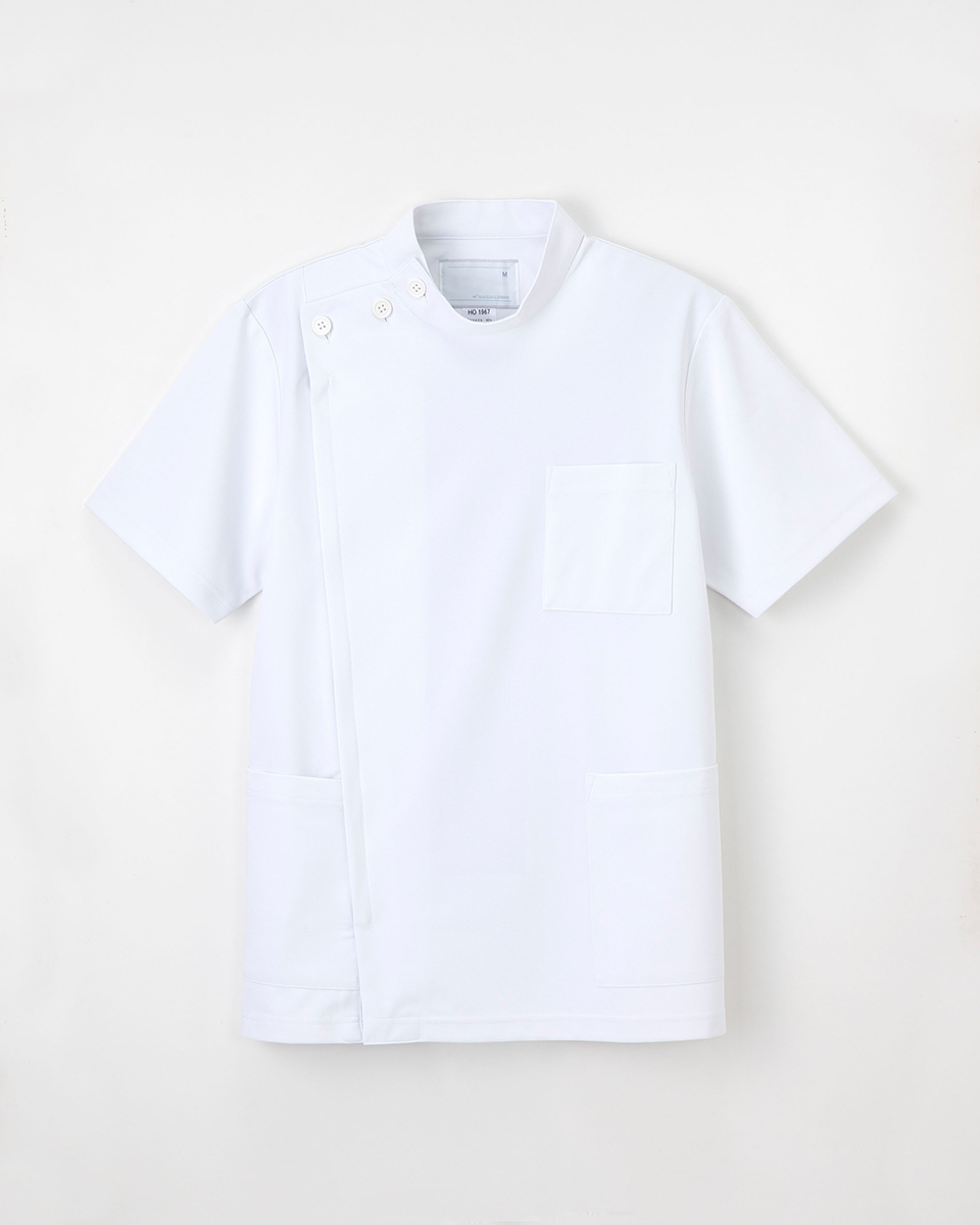 【ナガイレーベン】HO-1967【メンズ白衣・男子KC・半袖】