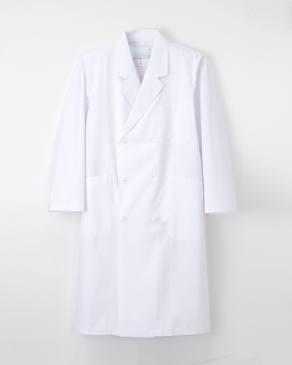 【ナガイレーベン】KEX-5100【メンズ白衣・ダブル診察衣】★ドラマ「フラジャイル」使用★