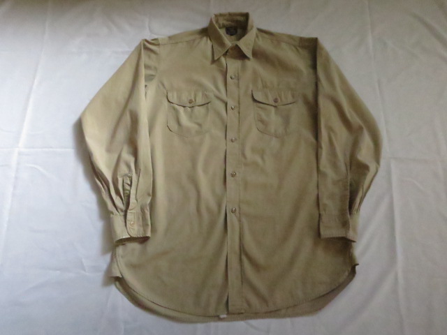 ５０’S　Lee　ARMYコットンポプリンシャツ