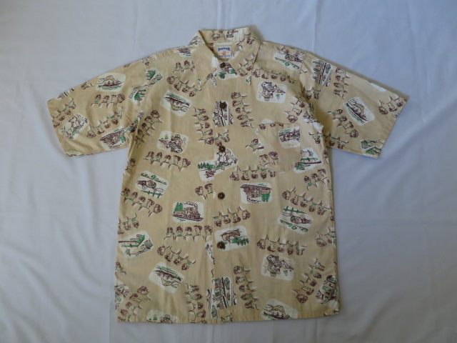 ５０’S　TOMMY TUCKER プリントコットンシャツ
