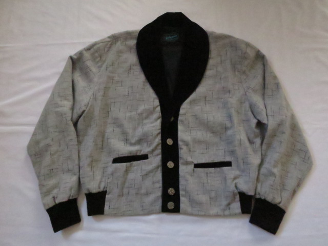 ８０’Ｓ　Ｊｏｈｎｓｏｎｓ　ショールカラーネップジャケット