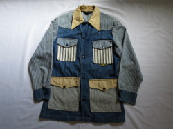 70s/vintage/USA製/ピーターマックス/カバーオール/デニムjk 1970s Peter Max × Wrangler デニム カバーオール ピーター