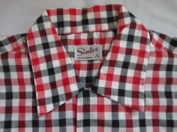 ５０’S　Simtex コットンチェックシャツ
