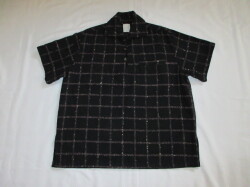 50'S SIR Guy BlackXPink プルオーバーウールシャツ