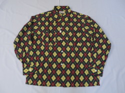 ５０’S　Van Heusen アーガイルレーヨンシャツ　DEAD　STOCK