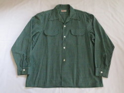 ５０’S　ＢＶＤ　チェックコットンシャツ