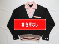 ５０’S Charles Black&Pinkリブシャツ