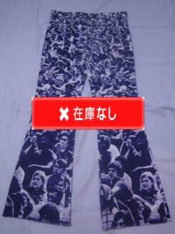 ７０’Ｓ　woodstock picture print pants