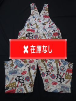 60's ヴィンテージ BIG SMITH 黒タグ 総柄 オーバーオール 60's ヴィンテージ BIG SMITH 黒タグ 総柄 オーバーオール 最