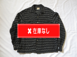 ５０’S　McGREGOR BlackXWhite 織り込みネップレーヨンシャツ