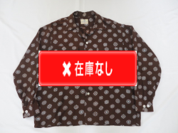 ５０’S　Van Heusen 結晶柄レーヨンシャツ