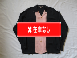 ５０’S　Donjuan BlackXPink 切り替えレーヨンシャツ他1点