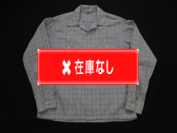 ５０’S　harper チェックコットンシャツ