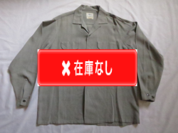 ５０’S　Wings ネップ柄ギャバジンシャツ