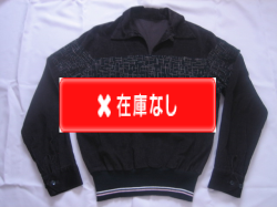 ５０’Ｓ　Ｂｌａｃｋ＆Ｐｉｎｋネップリブシャツ