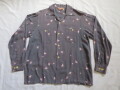 ５０’S　ADAM GrayXPink プリントシャツ