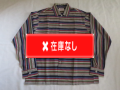 ５０’S　The Iuy ボーダーコットンシャツ　DEAD　STOCK