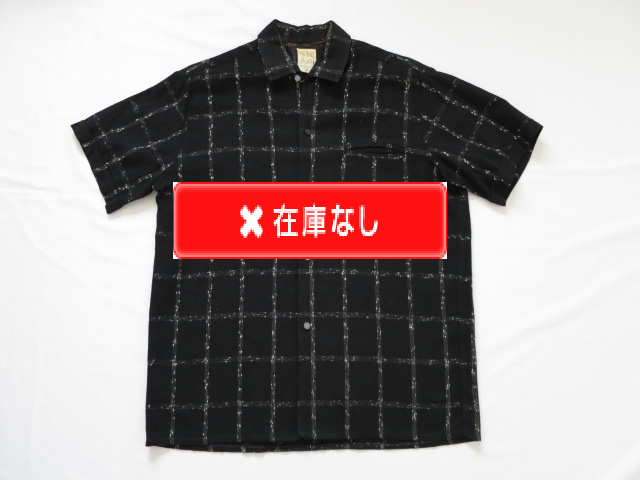 ５０’S SIR Guy　Black&White　格子ネップシャツ