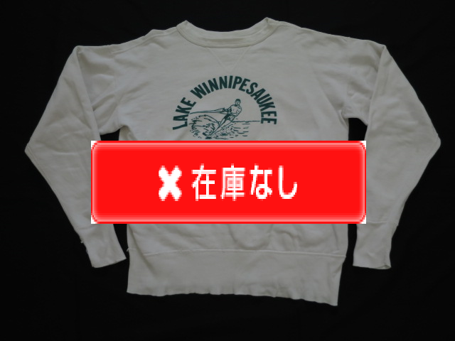 ６０’S 片V染込みプリントＳｗｅａｔ　２