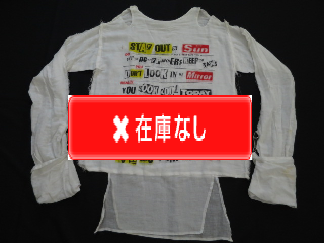 ８０’Ｓ　ＢＯＹ　プリントモスリンガーゼシャツ DEAD STOCK