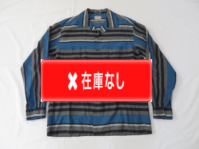 ５０’S　McGREGOR ボーダーコットンシャツ