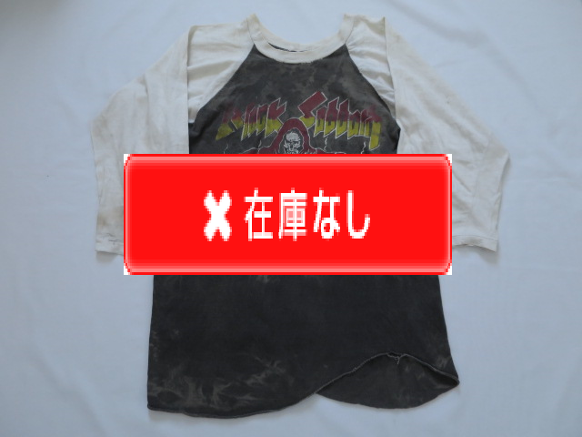 ８０’S Black Sabbath　Tシャツ