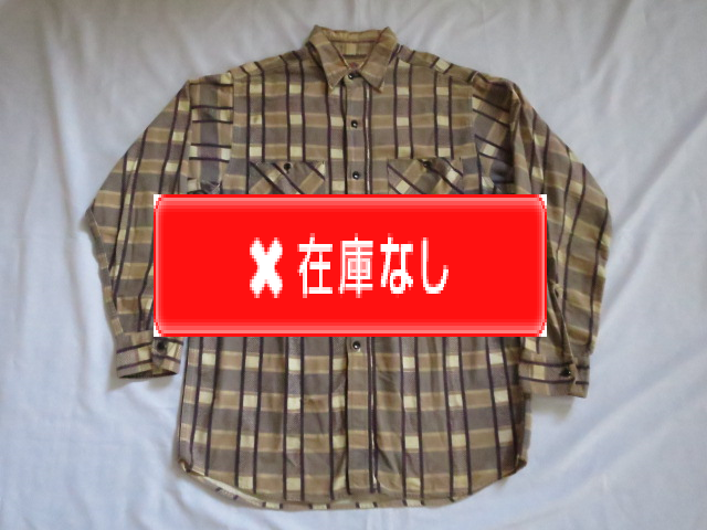 ５０’S　FRUIT OF LOOM チェックネルシャツ