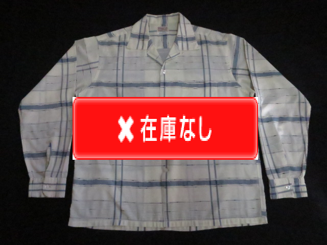 50s カリフォルニアmade Cali Craft レーヨンチェックシャツ 50'S California sportswearチェックシャツ WICKED