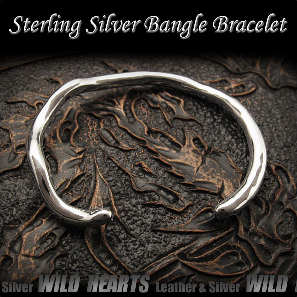 バングル　ブレスレット　シルバー925　フリーサイズ 　メンズ Sterling Silver 925 Fashion Women Men's Twisted  Bangle Bracelet Cuff WILD HEARTS (ID sb3673r79)