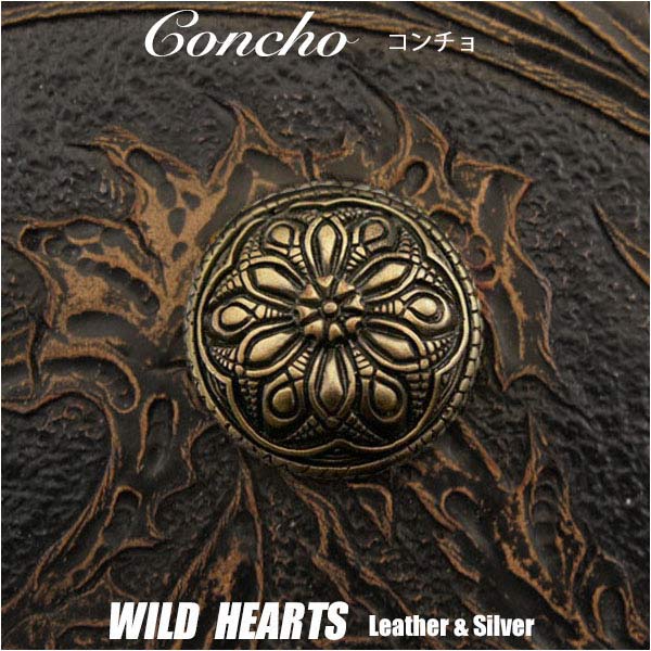 クリックポストのみ送料無料！コンチョ/ウエスタンコンチョ/インディアン/合金/Concho Metal （ID cc2247）