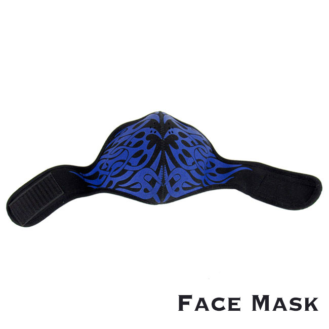 クリックポストのみ送料無料！マスク　フェイスマスク　フェイスウォーマー　トライバル柄 Face Mask Winter Warmer Half Face Mask(ID fm0690t6)