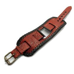 レザーアップルウォッチバンド ベルト 革 メンズ 替えベルト Apple Watchベルト 馬革 Genuine Leather Watch Belt Strap Bracelet Wrist Band For Apple Watch Series 1,2,3,4,5,6,7,8,9,10,SE,40/41/42mm,44/45/46mm WILD HEARTS(ID aw3691r9)