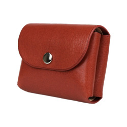 ミニ コンパクト 財布 本革 日本製 二つ折り ヌメ革 ウォレット ハンドメイド 5色 Leather Bifold Wallet Handmade 5-colors WILD HEARTS Leather&Silver (ID sw4253r104)