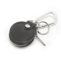 本革 コインケース付きキーホルダー 極小 ミニ コインケース キーホルダー 栃木レザー 日本製 キーチェーン ６色 Leather Mini Coin Case Keychain WILD HEARTS Leather&Silver (ID ck4705r21)