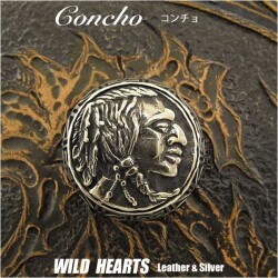 クリックポストのみ送料無料！コンチョ 合金 ネイティブ系インディアン デザイン Concho Metal Native Indian Design  (ID cc2844)