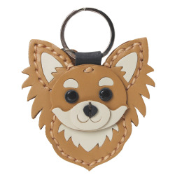 本革 犬のキーホルダー イヌ いぬ 柴犬 ハスキー シュナウザー チワワ フレンチブルドッグ ビーグル キーリング キーチャーム グッズ 牛革 小物  レザー プレゼント WILD HEARTS Leather&Silver ID (kh640a38)za001