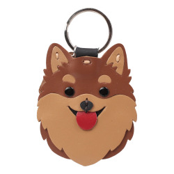 本革 犬のキーホルダー イヌ いぬ 柴犬 ハスキー シュナウザー チワワ フレンチブルドッグ ビーグル キーリング キーチャーム グッズ 牛革 小物  レザー プレゼント WILD HEARTS Leather&Silver ID (kh640a38)za001