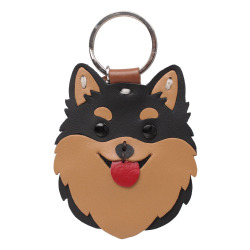本革 犬のキーホルダー イヌ いぬ 柴犬 ハスキー シュナウザー チワワ フレンチブルドッグ ビーグル キーリング キーチャーム グッズ 牛革 小物  レザー プレゼント WILD HEARTS Leather&Silver ID (kh640a38)za001
