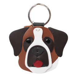 本革 犬のキーホルダー イヌ いぬ 柴犬 ハスキー シュナウザー チワワ フレンチブルドッグ ビーグル キーリング キーチャーム グッズ 牛革 小物  レザー プレゼント WILD HEARTS Leather&Silver ID (kh640a38)za001