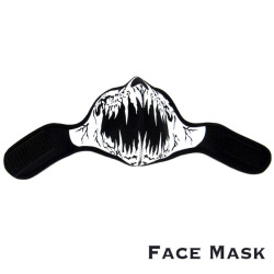 クリックポストのみ送料無料！フェイスマスク　スカル/ドクロ　フェイスウォーマー　マスク　バイカー Face Mask Skull Mask Winter Warmer Half Face Mask(ID sfm1t6)