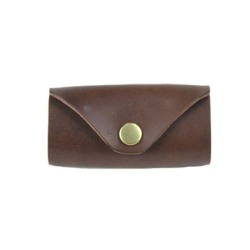 栃木レザー 本革 キーケース キーホルダー ミニ コンパクト スリム シンプル 日本製 ６色 Leather Key Case Handmade 6-colors WILD HEARTS Leather&Silver (ID kc327a4) za020
