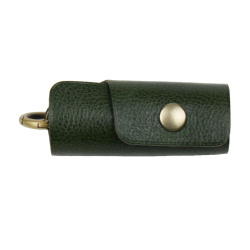 キーケース キーホルダー ミニ コンパクト スリム 姫路レザー 本革 日本製 ハンドメイド ６色 Leather Key Case Handmade 6-colors WILD HEARTS Leather&Silver (ID kc564a6) za020