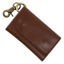 キーケースキーケース キーホルダー  栃木レザー コインポケット付き 本革 日本製 ハンドメイド５連６色 Leather Key Case Handmade 6-colors WILD HEARTS Leather&Silver ( ID kc562a3) za020