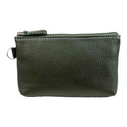Mサイズ 本革 ミニポーチ 小物入れ 6色 レザー 牛革 メンズ レディース 化粧ポーチ トラベルポーチ Leather Coin Purse Case Mini Pouch 6 Colors WILD HEARTS Leather&Silver (ID mp587t60)