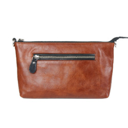 サコッシュ 本革 ハンドバッグ ポーチ ショルダーポーチ セカンドバッグ 2way レッド ブラウン ブラック Men's Leather Zipper Clutch Hand Bag Purse Red Brown Black WILD HEARTS Leather&Silver(ID bb385r66)
