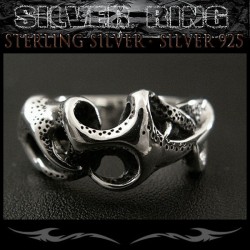 クリックポストのみ送料無料！シルバーリング リング 指輪 トライバル シルバー925 Silver ring Tribal Jewelry (ID 0768kr404)