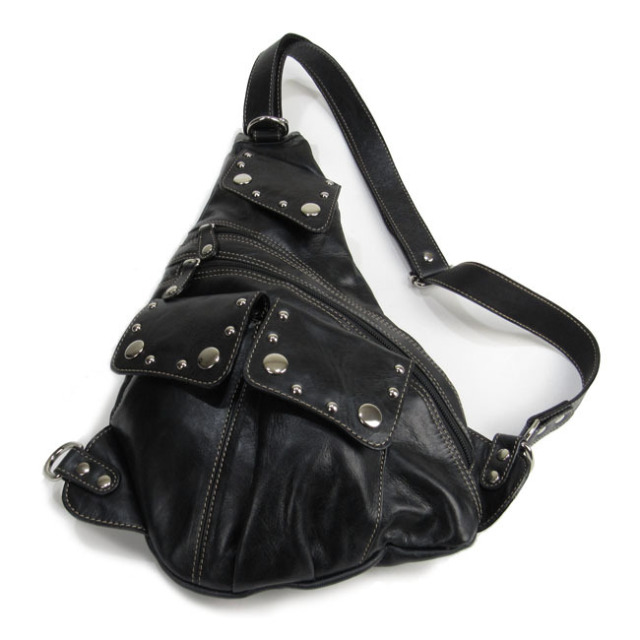 ノースタンディングヒアー ボディバッグ ショルダーバッグ レザー ノースタンディングヒアー ボディバッグ ショルダーバッグ レザー