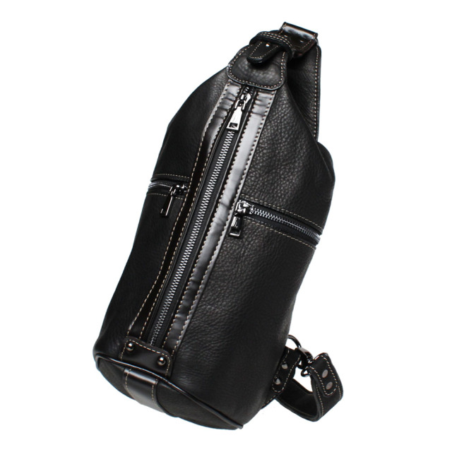 本革 レザー ボディバッグ バックパック 斜めがけバッグ ワン